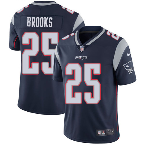 Nike Patriots #25 Terrence Brooks Navy Blue Team Color Youth Stitched NFL Vapor Untouchable Limited Jersey